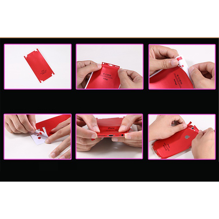 Miếng dán Skin màu iPhone 6/6s, 6/6s Plus, 7/8, 7/8 Plus, X/Xs | BigBuy360 - bigbuy360.vn