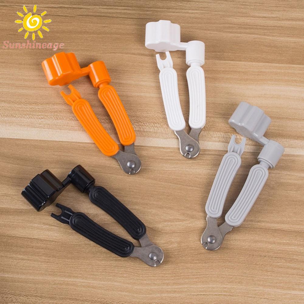 SUNAGE- ~Guitar 30g Metal+ABS Orange Pin Puller Repair White Wrench Tool Bridge【SUNAGE-HOT Fashion】
