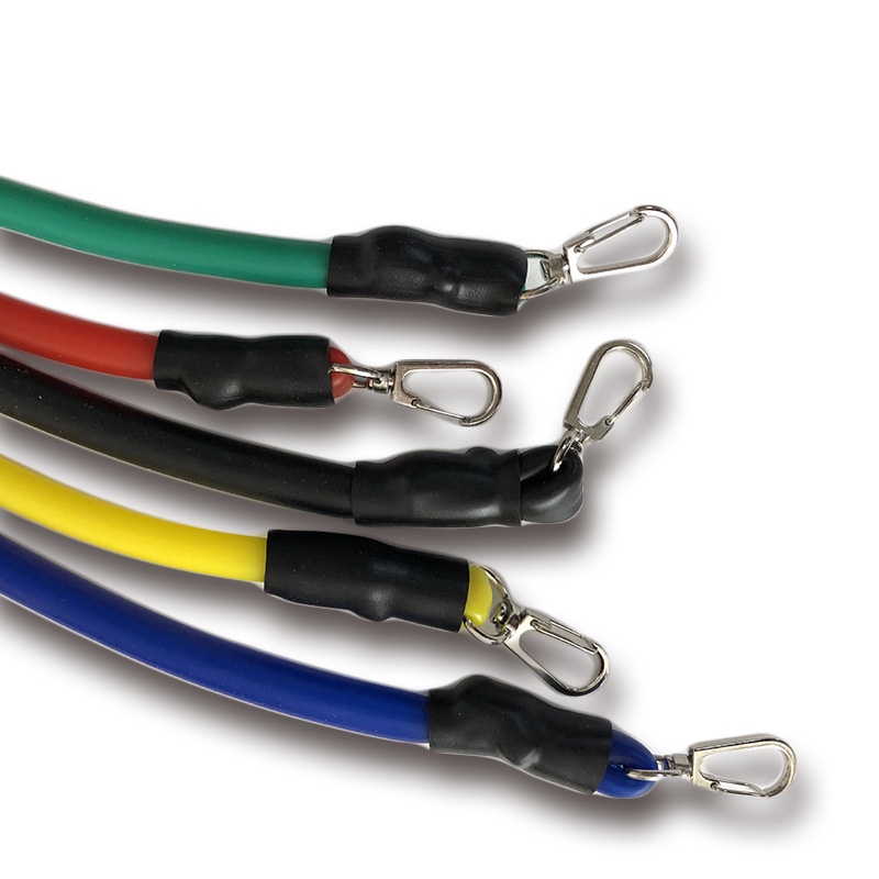 Bộ 5 dây kháng lực tập full body, dụng cụ tập Gym , Fitness , Yoga 11 phụ kiện