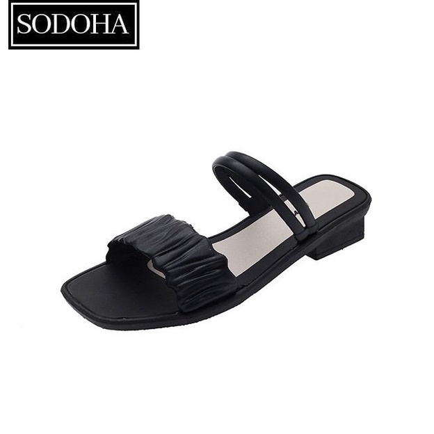 Dép Nữ Thời Trang SODOHA SDH6155 Đế Cao Su Mềm Êm Siêu Thoáng Mát