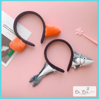 Bờm cài tóc cà rốt đáng yêu, Cài tóc cá cute - BeBie Phụ kiện cưng -hiepbeoqn