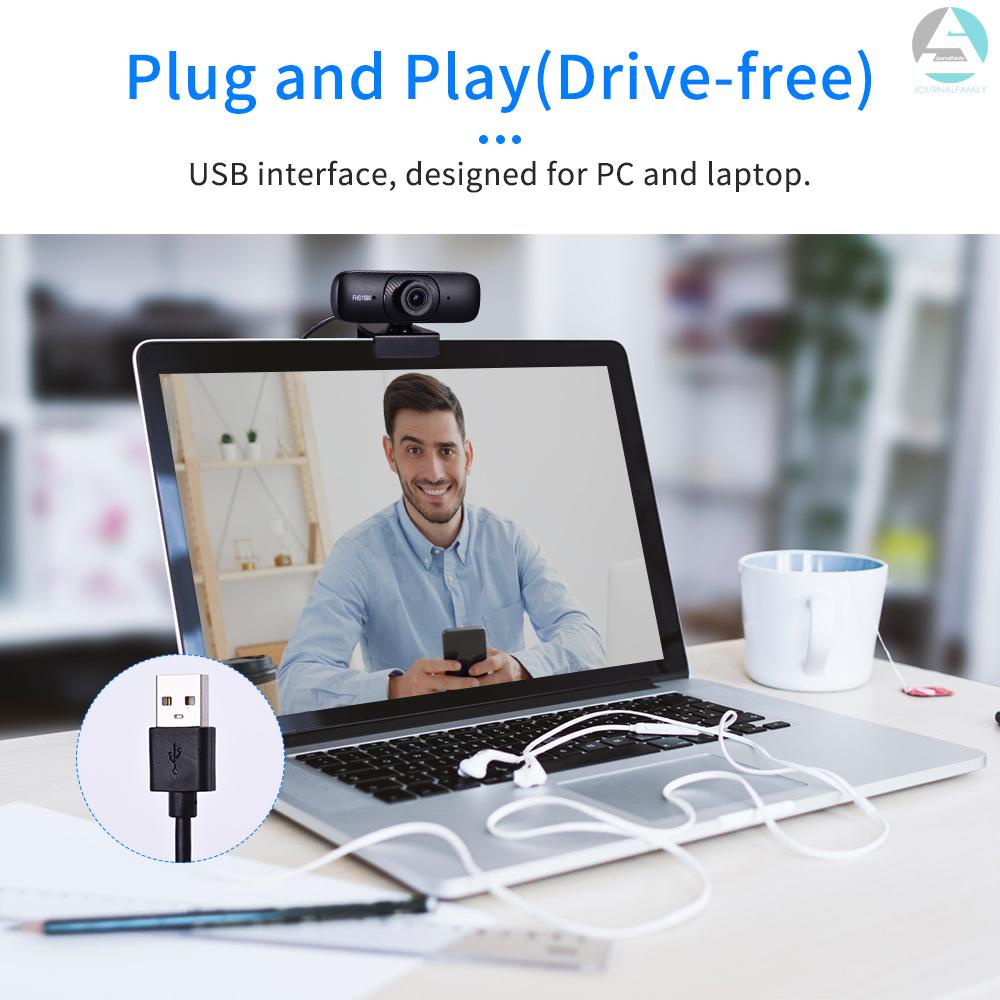 Webcam Aibecy Full Hd 1080p Lấy Nét Tự Động Lấy Nét Tích Hợp Micro Có Kẹp Gắn Bàn Cho Pc Laptop | BigBuy360 - bigbuy360.vn