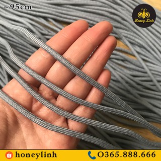 DÂY GIÀY TRÒN MÀU XÁM ~95cm