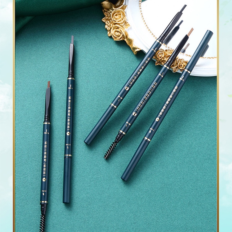 Bút Chì Kẻ Lông Mày Hai Đầu Hình Tam Giác Nhỏ Không Dễ Lem Cho Trang Điểm JP5