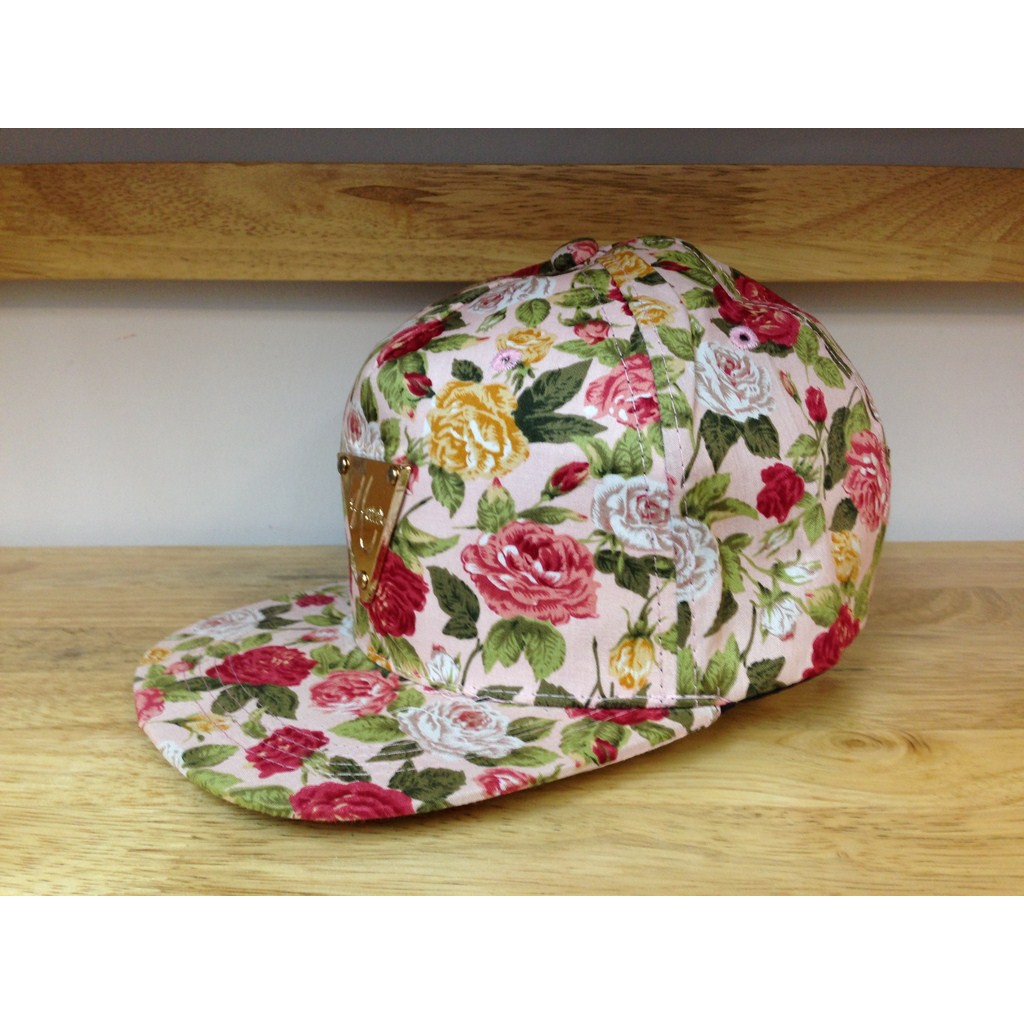 NÓN SNAPBACK KPOP NỮ HATER HỌA TIẾT BÔNG 083