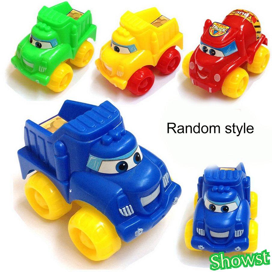 MINI Pull Back Engineering Model Car Diecast Car Toy Vehicles Toy Cars