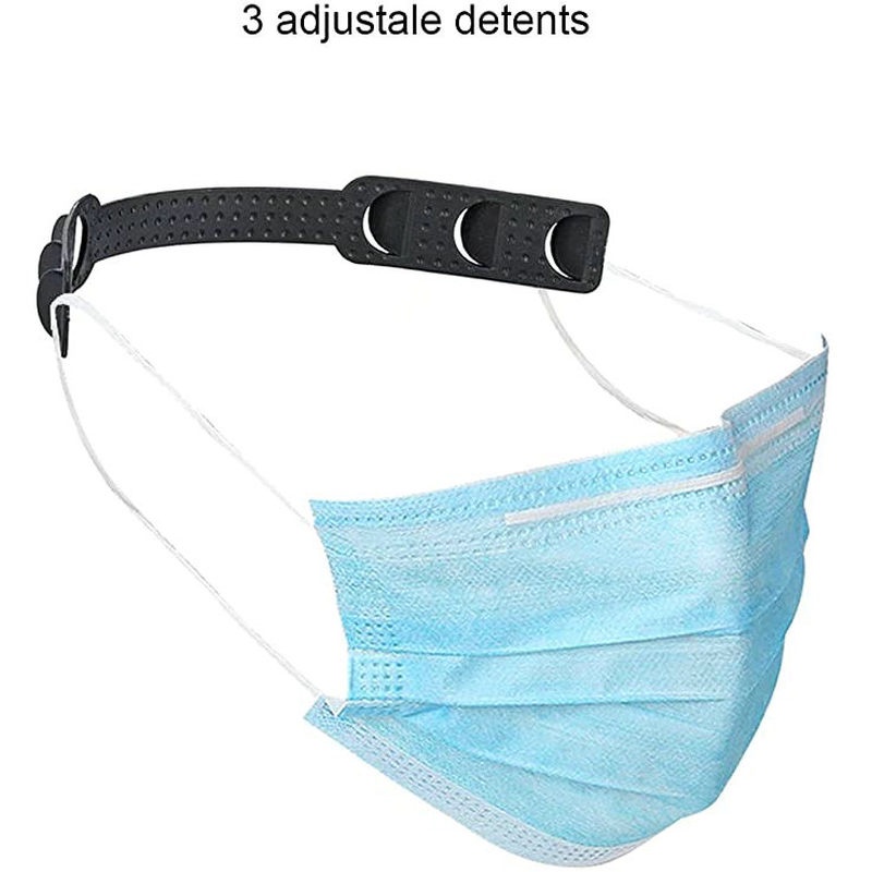 Dây móc dài nới rộng dây đeo khẩu trang điều chỉnh được không để lại dấu vết có thể tái sử dụng bằng nhựa
