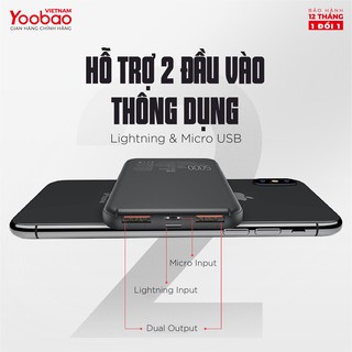 Sạc dự phòng Yoobao P6W 6000mAh