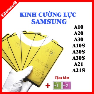 Cường lực SAMSUNG A10,A20,A30,A10S,A20S,A30S,A21,A21S Tặng kèm giấy lau kính ướt và khô Educase68