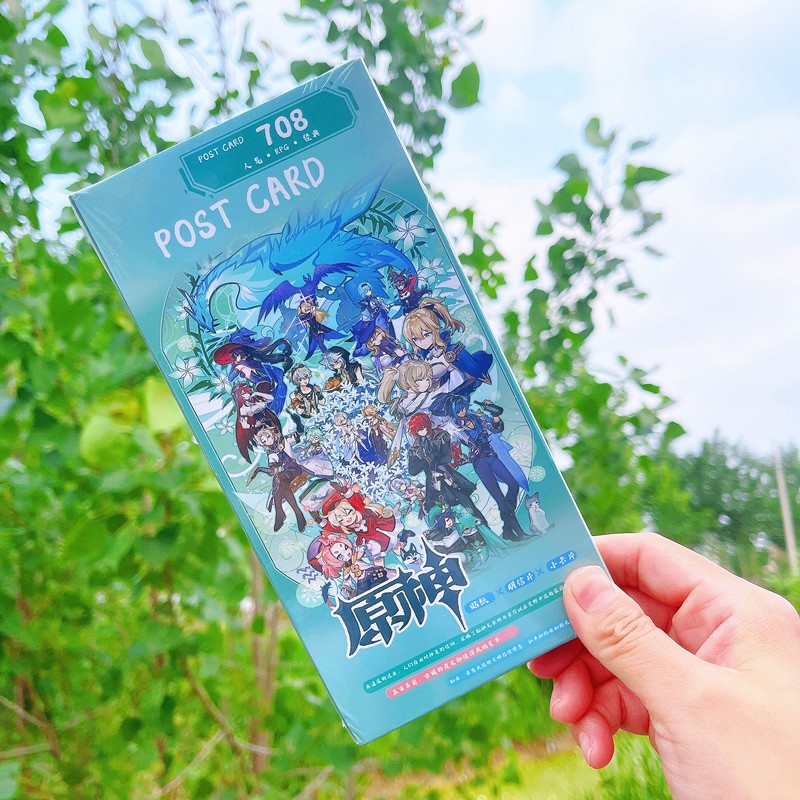 Postcard gensahin impact (bộ 30 tấm siêu to đẹp)