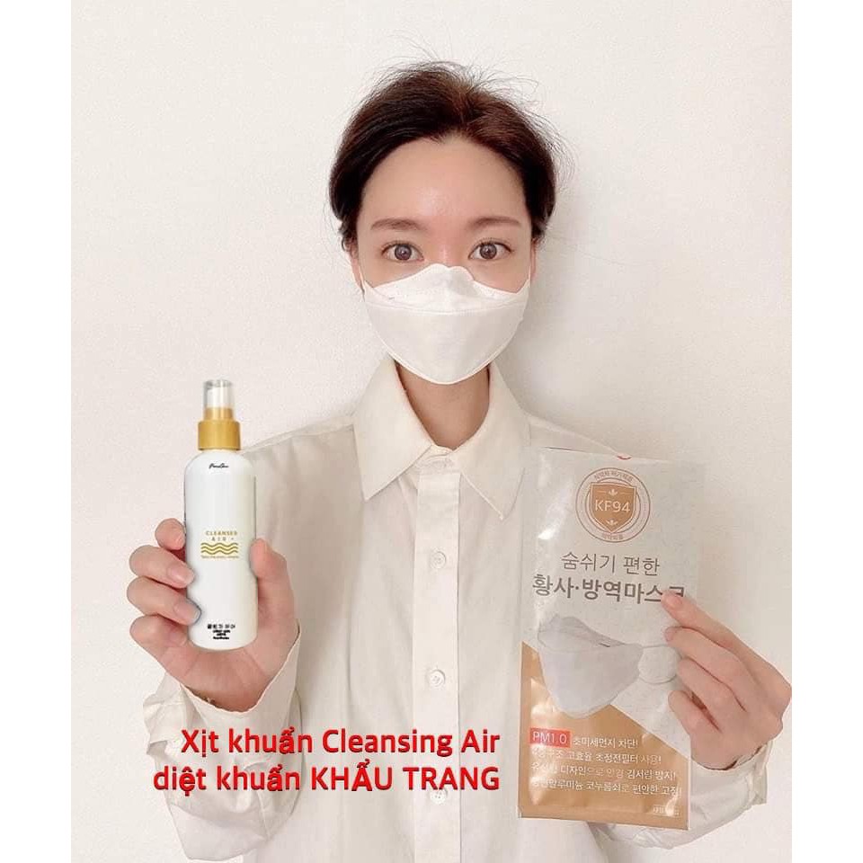 XỊT KHÁNG KHUẨN CLEANSER AIR PARIS CHOI GENIE 200ML NHẬP KHẨU CHÍNH HÃNG - 5004