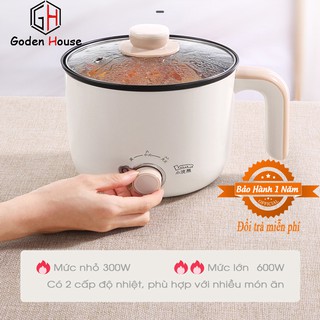 Nồi điện đa năng GODENHOUSE, nồi điện mini hình cốc cao cấp - bảo hành 1 năm. hot