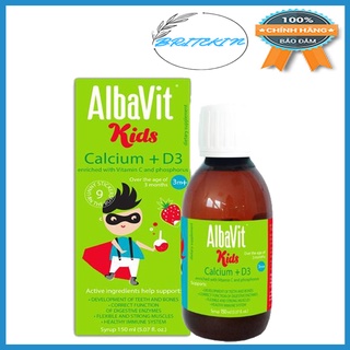 Siro Bổ Sung Canxi + D3 Cho Bé Albavit Kids Chai 150ml