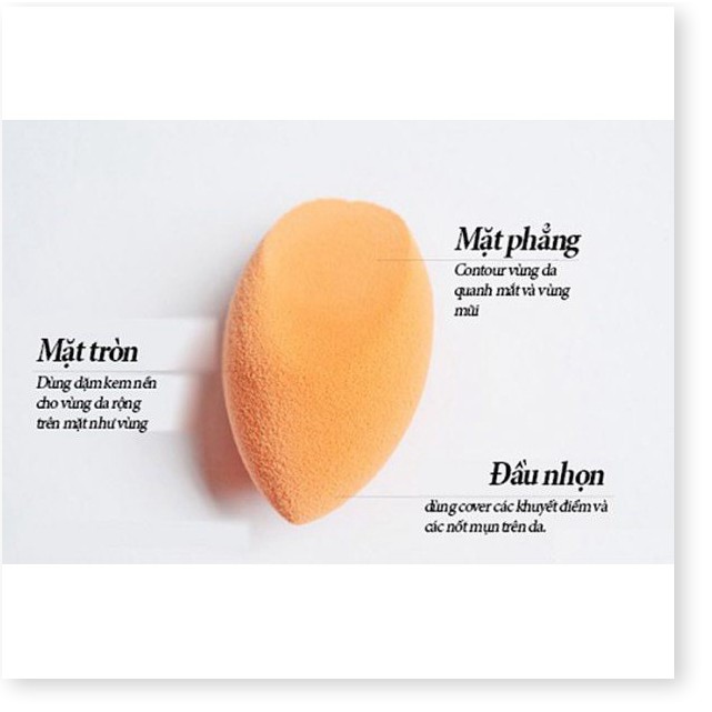 [Mã chiết khấu giảm giá mỹ phẩm sỉ chính hãng] Mút Tán Kem Nền Real Techniques Base Miracle Complexion Sponge