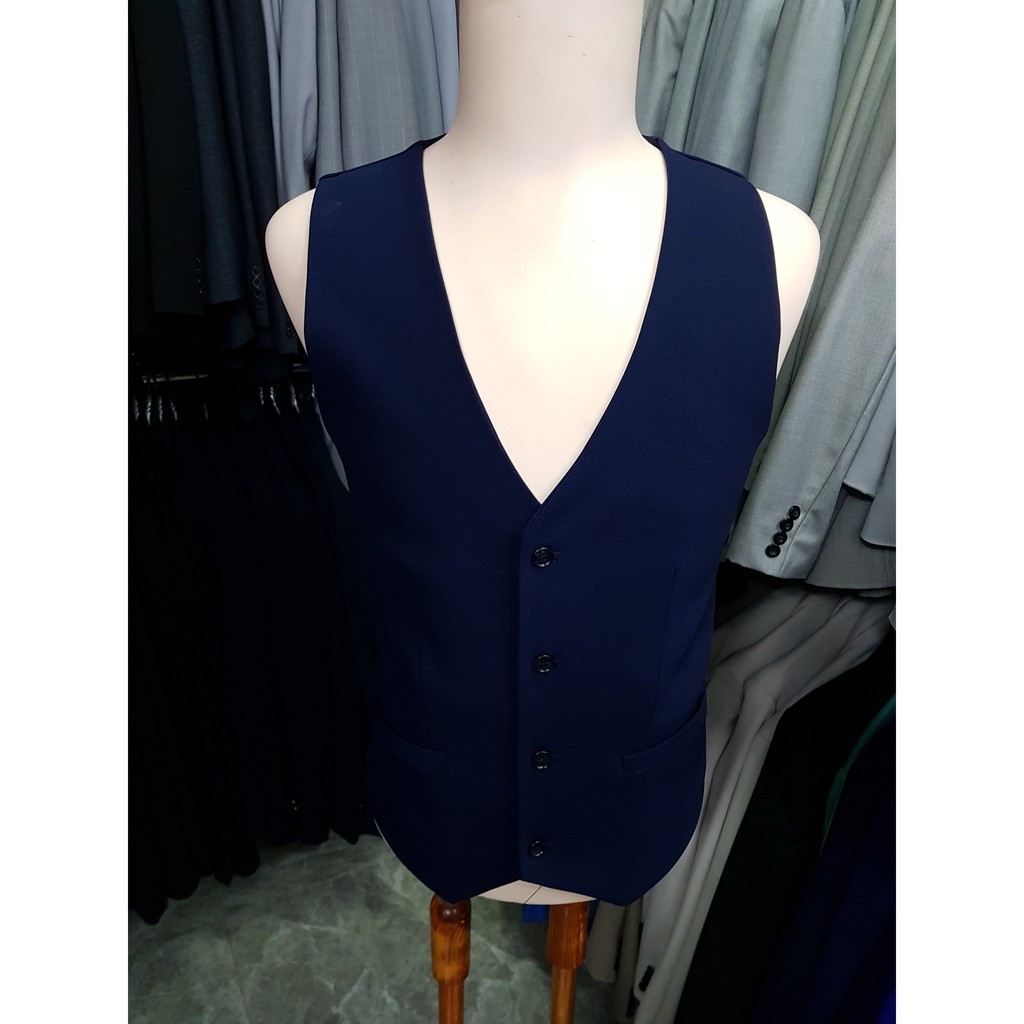Áo gile nam form ôm body nhiều màu mềm mịn co giãn nhẹ + nơ màu ngẫu nhiên