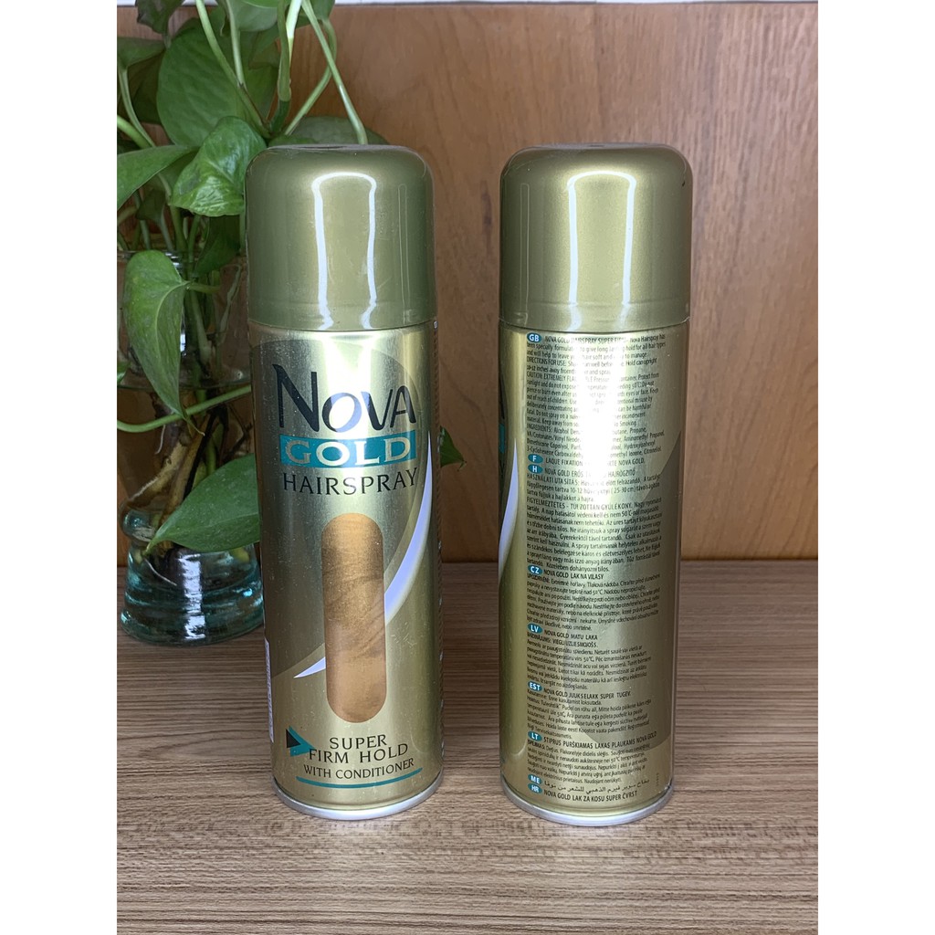 Keo Xịt Tóc Nova Gold Chai 200ml