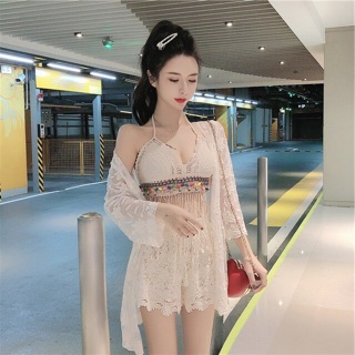 Bikini len móc đi biển nguyên bộ
