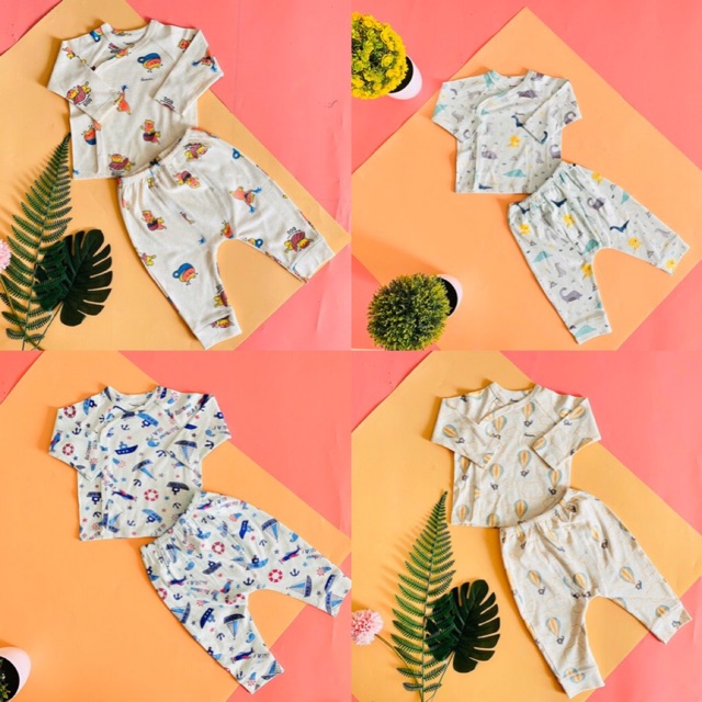 BỘ SƠ SINH AVALER VẢI COTTON THU ĐÔNG