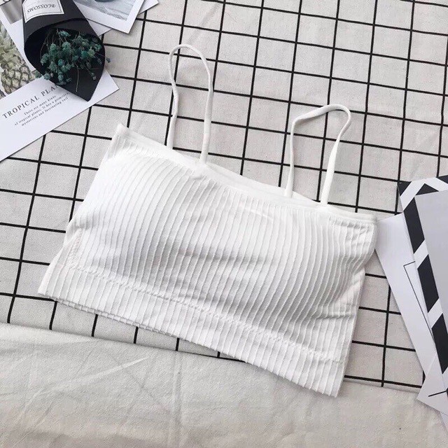 Áo Bra Quây Ngực Gân Tăm Co Giãn 4 Chiều, Có Đệm Ngực 809 | BigBuy360 - bigbuy360.vn