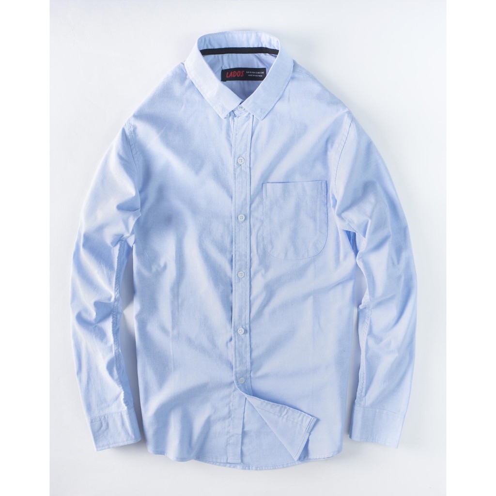 Áo sơ mi nam có túi dài tay vải Oxford LADOS - 38024 - Áo sơ mi điển hình cho các quý ông công sở | BigBuy360 - bigbuy360.vn