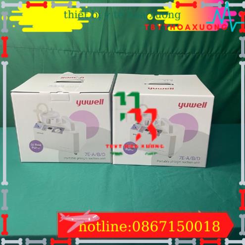 MÁY HÚT MŨI, HÚT DỊCH, HÚT ĐỜM 1 BÌNH YUWELL 7E-A