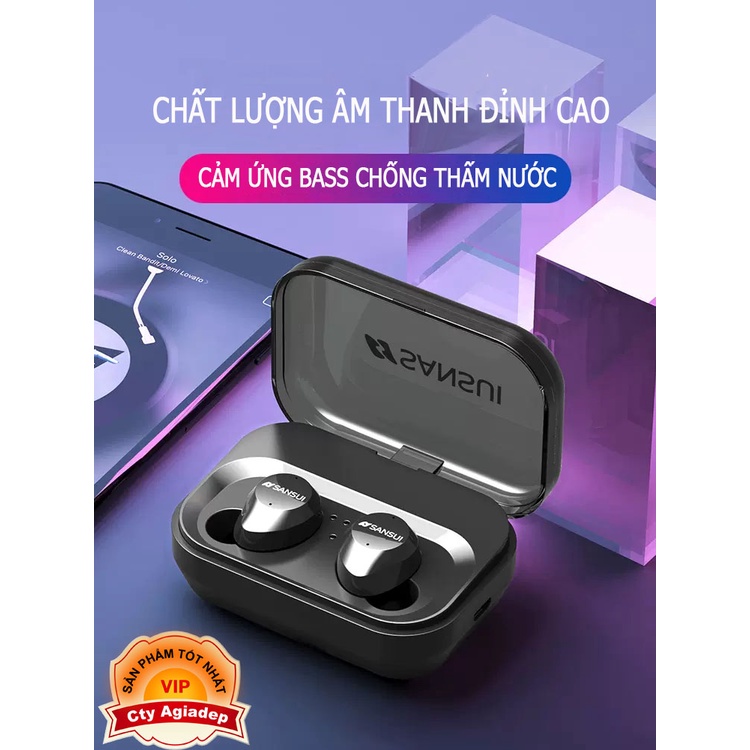 Tai nghe Bluetooth Sansui / Sansui I23 dành cho nam và nữ-AGD