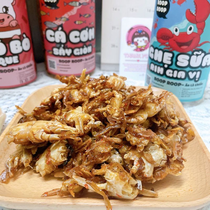 hủ pet-250gr ghẹ sữa tẩm gia vị