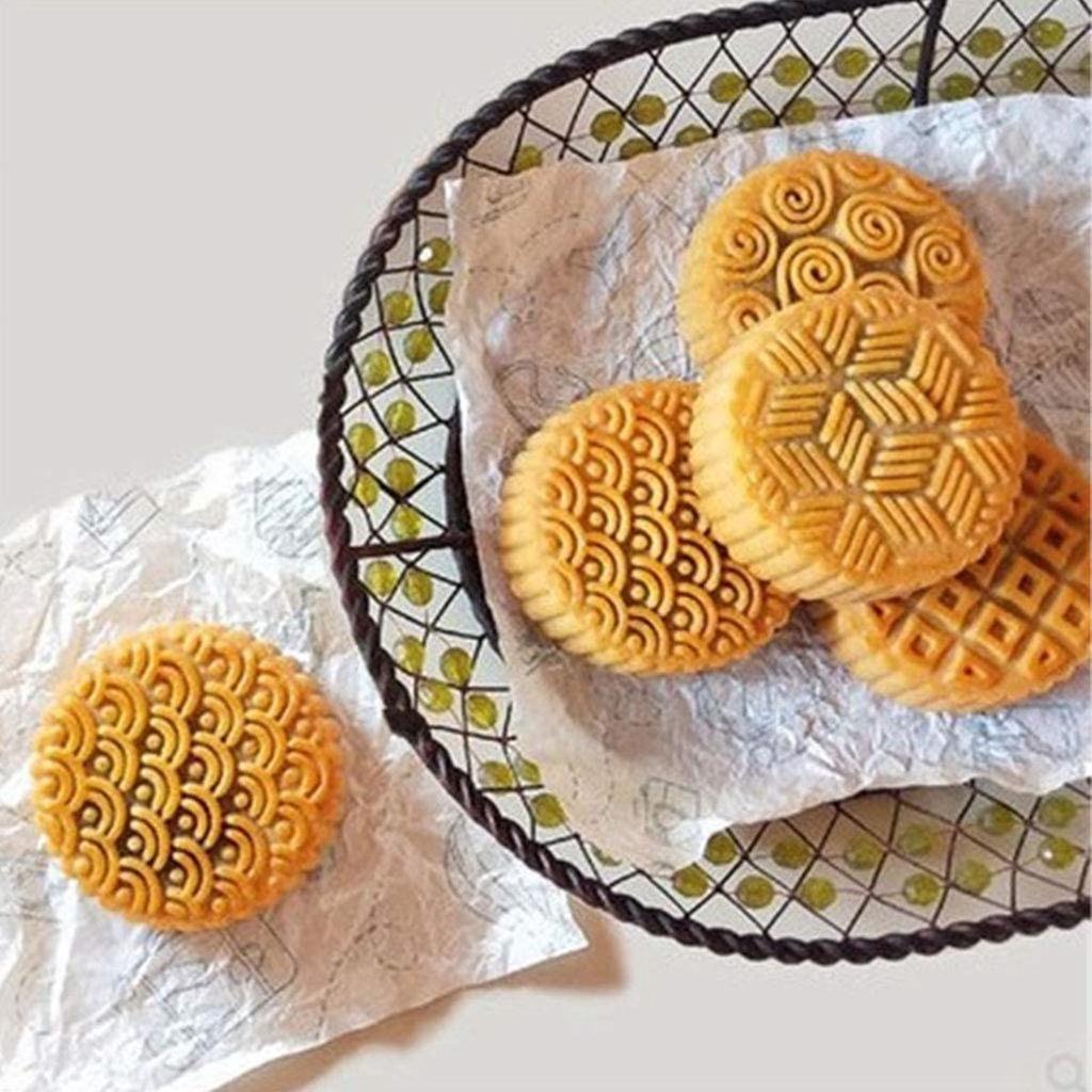 Khuôn Nhấn Tay Tạo Hình Bánh Trung Thu Ma 'Amoul
