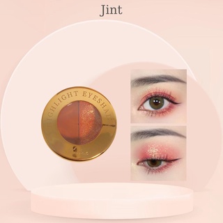 Bảng phấn mắt 2 màu, phấn lì và nhũ maffick , phấn mắt nội địa trung lấp lánh jint