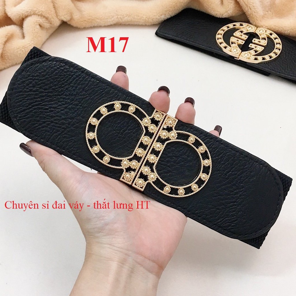Đai váy belt chữ A bản 6cm M17