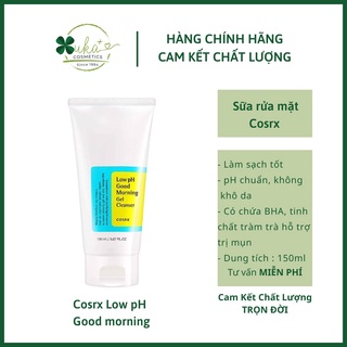 Sữa Rửa Mặt COSRX XUKA Dạng Gel Dịu Nhẹ Cosrx Low pH Good Morning Gel Cleanser