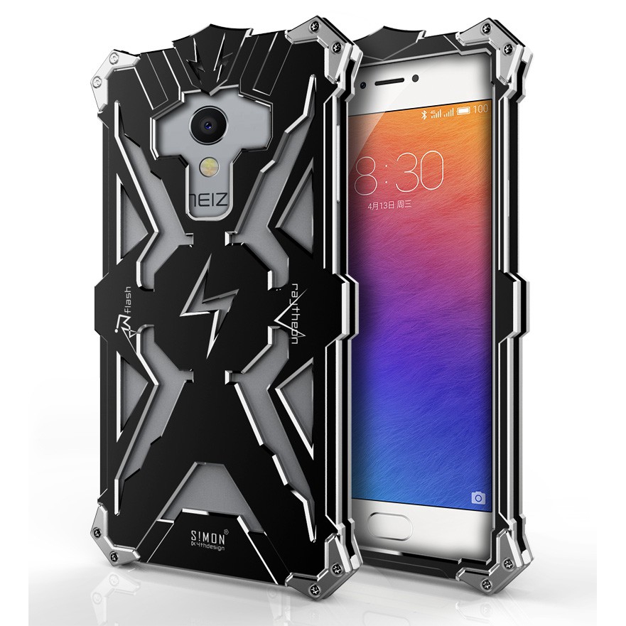 Meizu MX6 / MX5 / MX4 Pro Steel War God Full Metal Shockproof Hard Phone Case