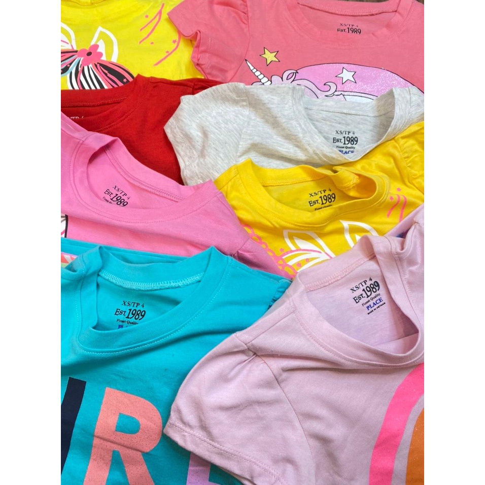 Bộ Bé gái cộc tay quần ngắn PALACE cotton size đại 4-14Y