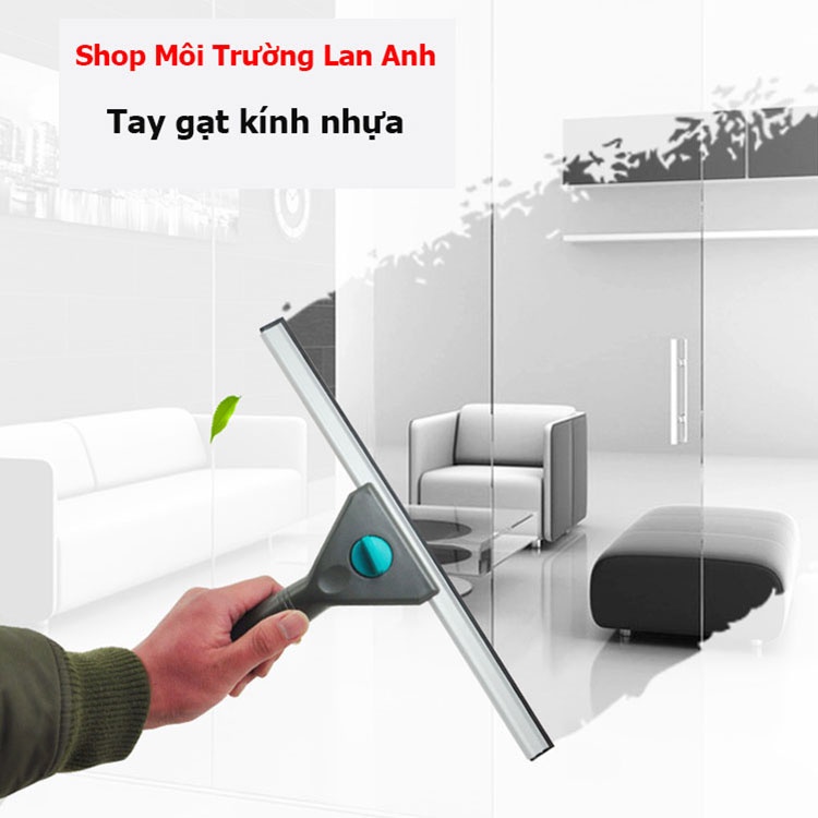 Tay gạt kính nhựa Kitimop-N35 kích thước 35cm, chuyên dùng lau kính trong vệ sinh công nghiệp