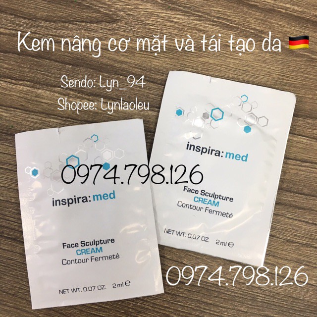 🌻Kem nâng cơ và săn chắc da INSPIRA FACE SCULPTURE CREAM 2ML