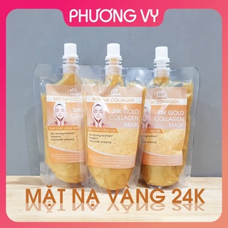 200g Mặt nạ Collagen tinh chất 24k đắp mặt dưỡng da.