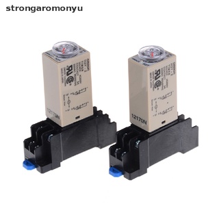 【YU】 220V H3Y-2 Power On Time Relay Delay Timer 0-30s/60s DPDT & Base Socket .
