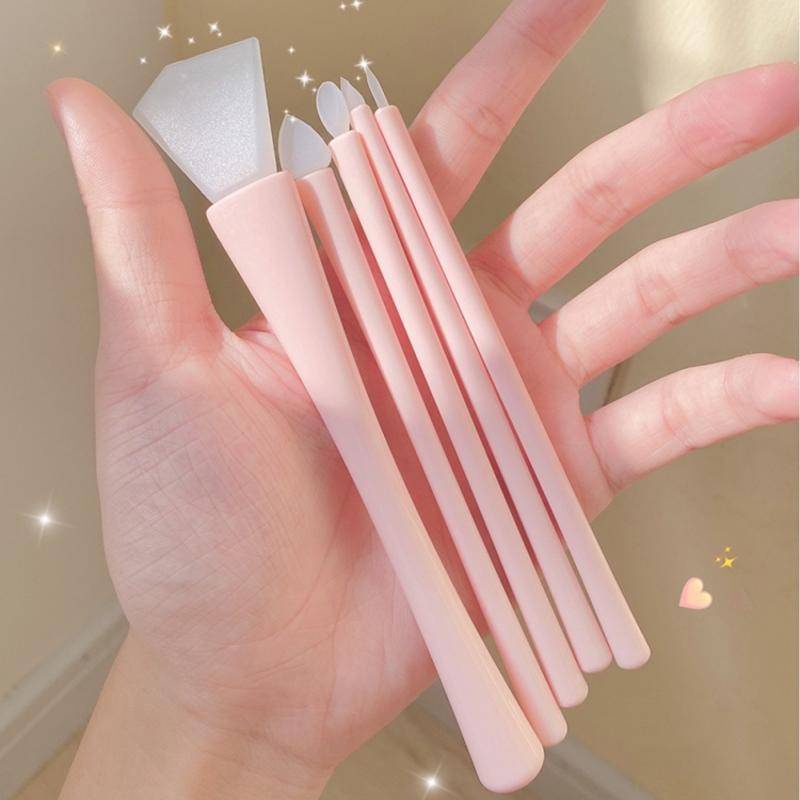 Bộ 5 Dụng Cụ Quét Mặt Nạ DIY Bằng Silicone Tiện Dụng