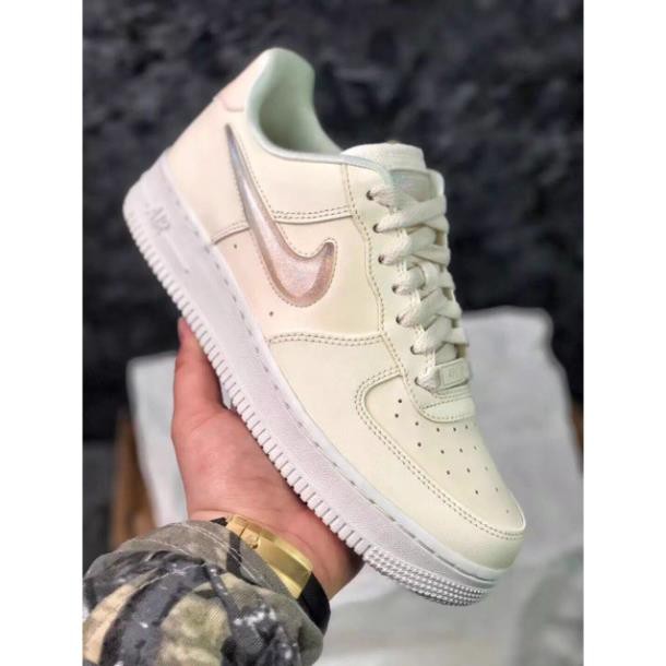 Giày sneaker Air Force 1 AF1 Women White Jelly Powder Gradient Low Help Air Force Board tên AH6827-100 -v23v ʳ * - _