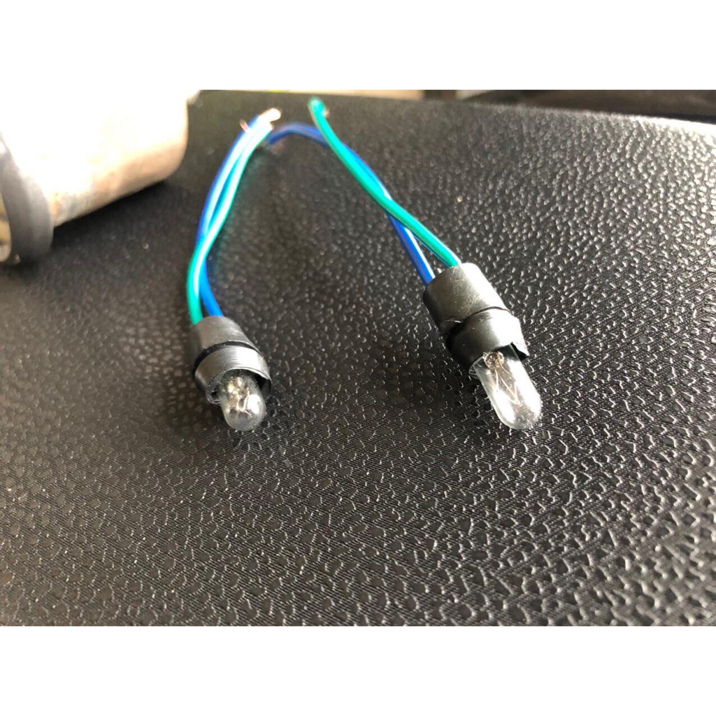01 bóng đèn + jắc dây điện đèn cho đồng hồ xe honda dame-cub 78-79-80-81-86-honda 67