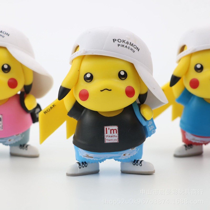 Mô hình Pikachu đội mũ dễ thương