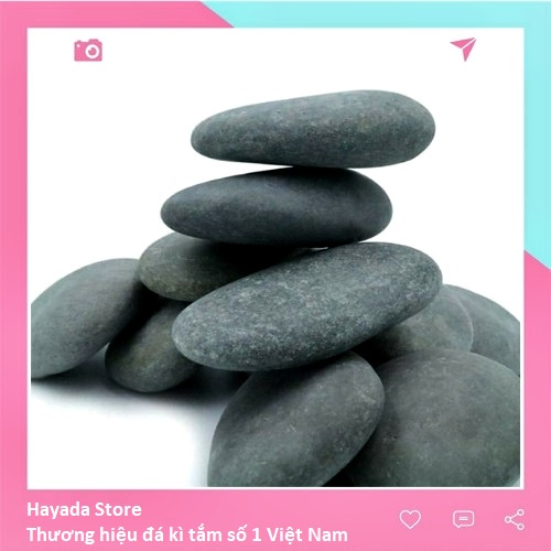 Đá rửa mặt đá trơn không nhám Matxa tự nhiên tẩy da chết tẩy lổng 100% từ thiên nhiên - Hayada Store