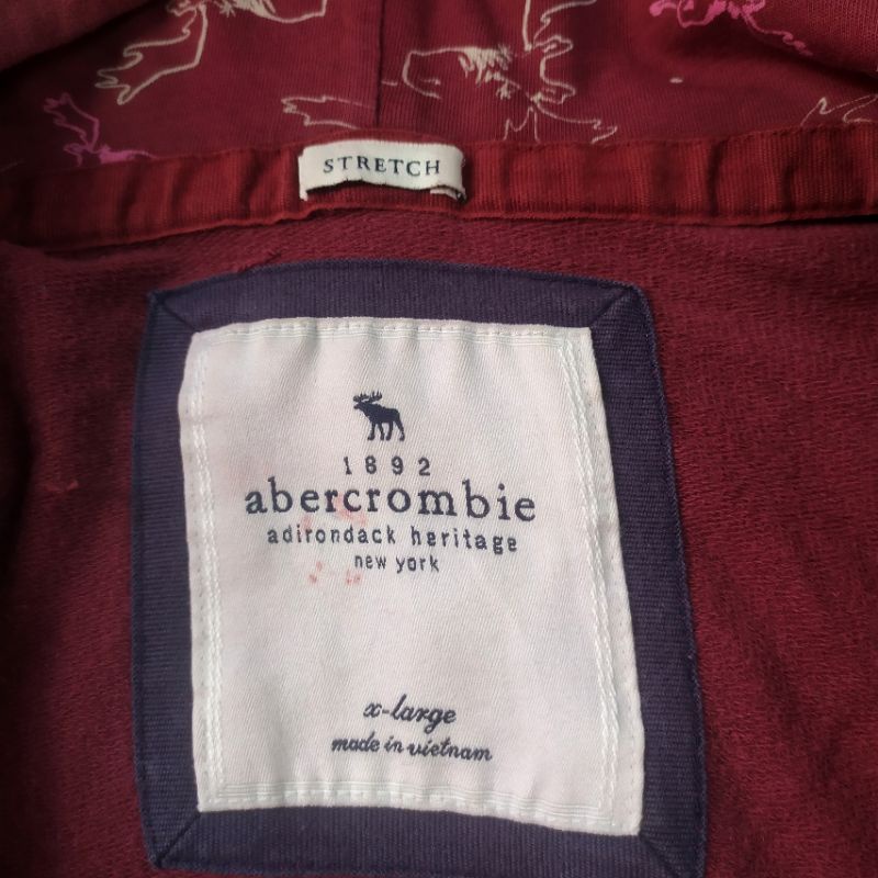 Áo khoác nỉ 2hand hiệu Abercrombie chính hãng