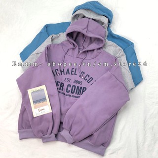 Áo khoác hoodies Quảng Châu form rộng nỉ bông Freesize (Ảnh thật tự chụp)