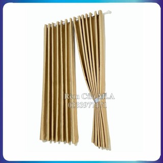 Rèm cửa chống nắng kích thước tùy chọn, màu vàng dùng cho rèm cửa chính, rèm cửa sổ PT curtains