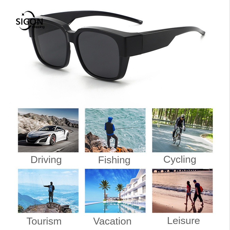 Kính Mát Phân Cực Chống Tia UV Phù Hợp Đi Du Lịch Dành Cho Nam Và Nữ