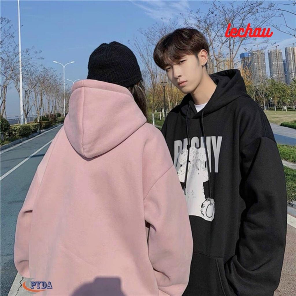 Áo hoodie unisex form rộng AHD05 LECHAU streetstyle nam nữ ulzzang hottrend vải nỉ mềm mịn rẻ đẹp