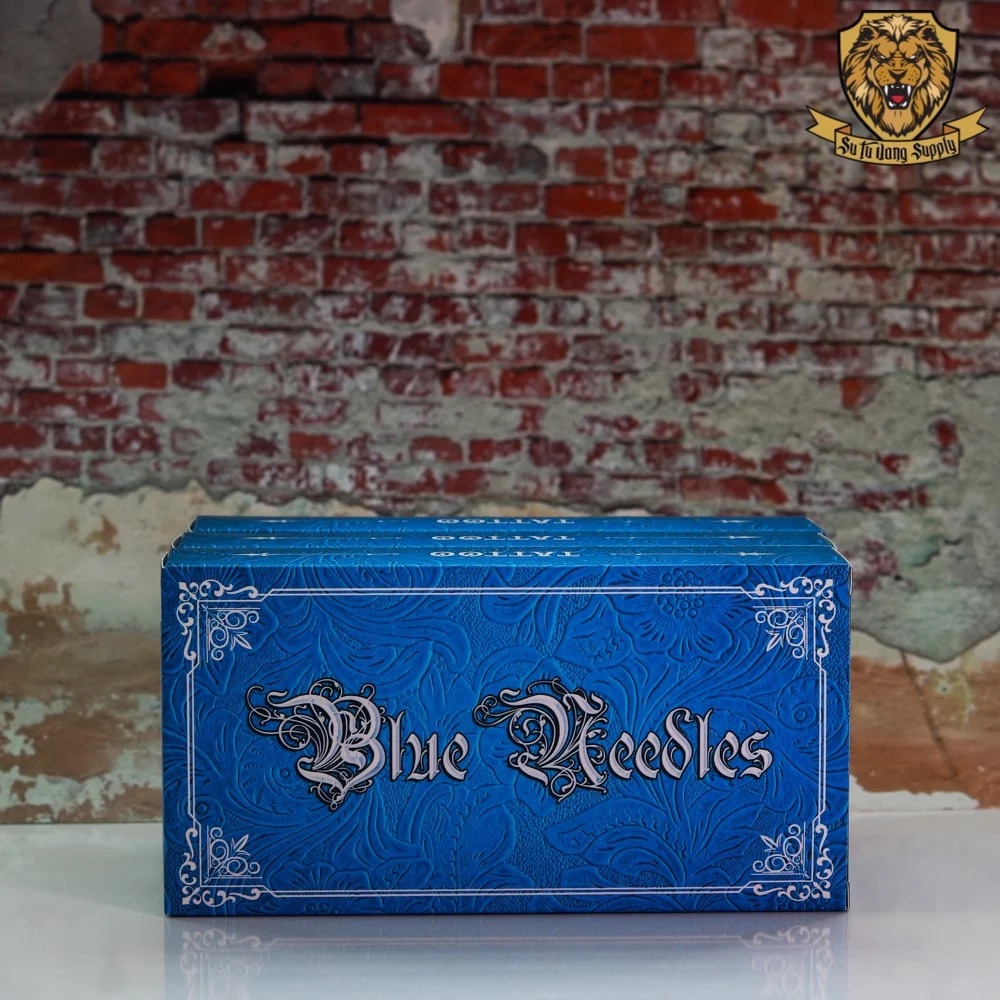 Kim xăm dài  BLUE Mã RL Phi 12 tiêu chuẩn - Hộp 50 cây