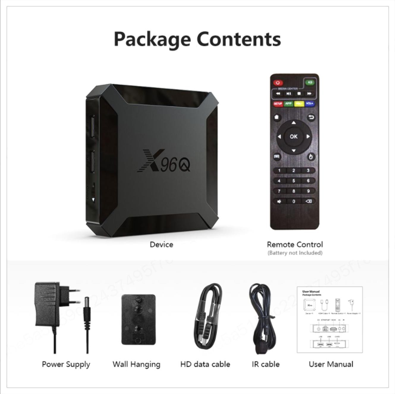 Tv Box X96Q Android 100 Allwinner H313 Pk H96Air Hk1Max Và Phụ Kiện