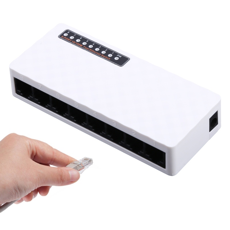 Bộ Chia Mạng LAN IWO 8 Cổng 10 100Mbps